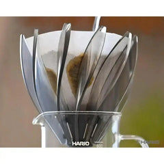 Hario V60 Dripper Suiren Transparent Black Size 02