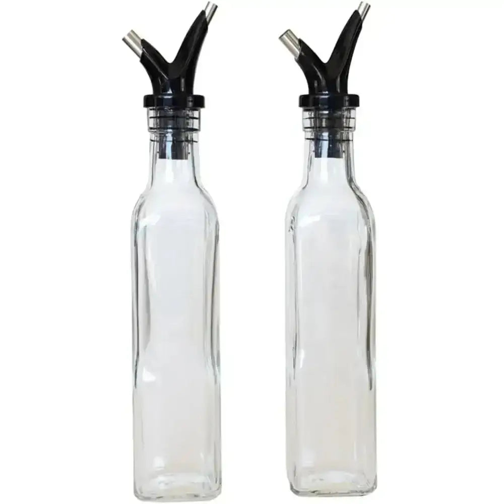 Home Classix Dual Spout Square Oil & Vinegar Set 250ml
