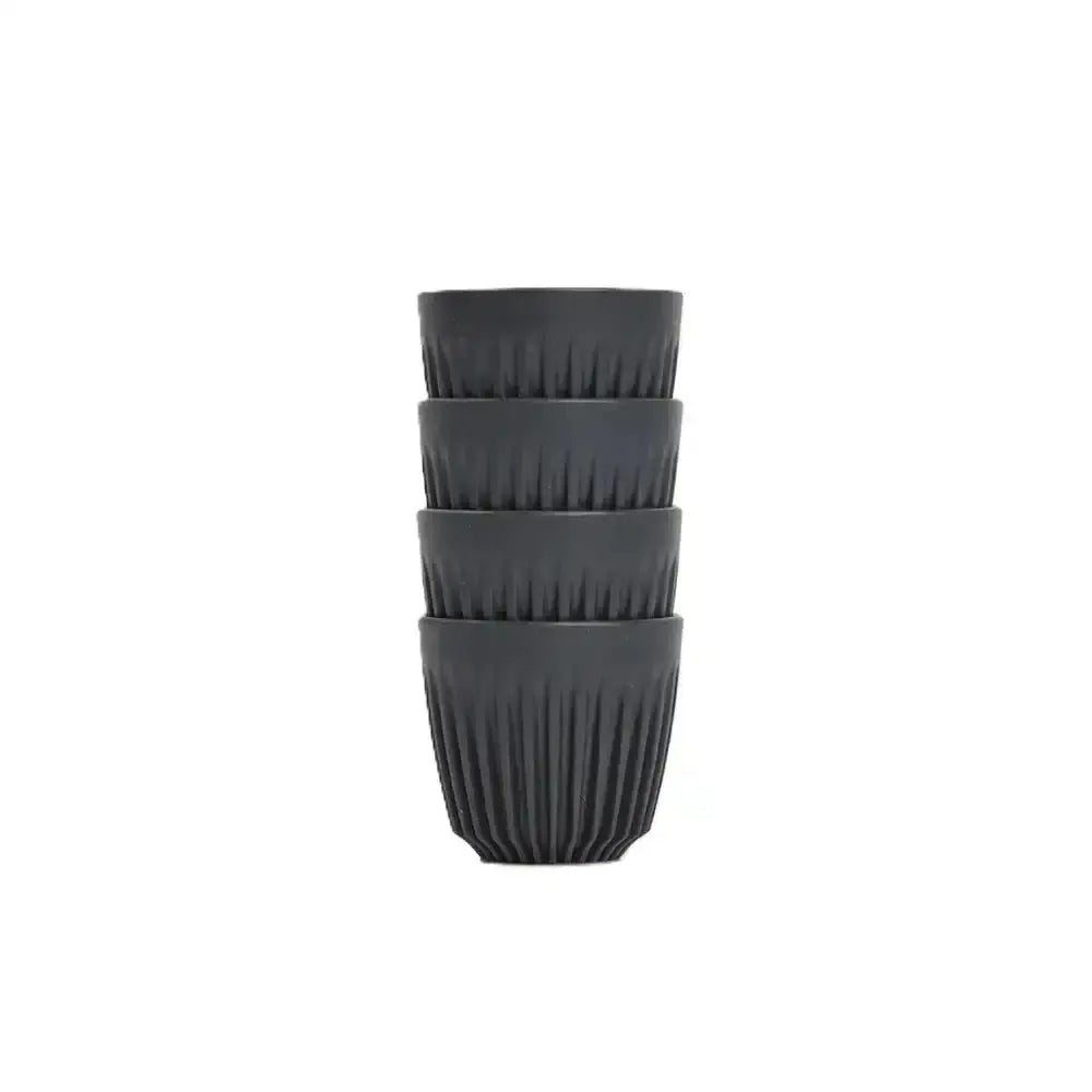 Huskee Espresso Cup Charcoal 90ml Set of 4