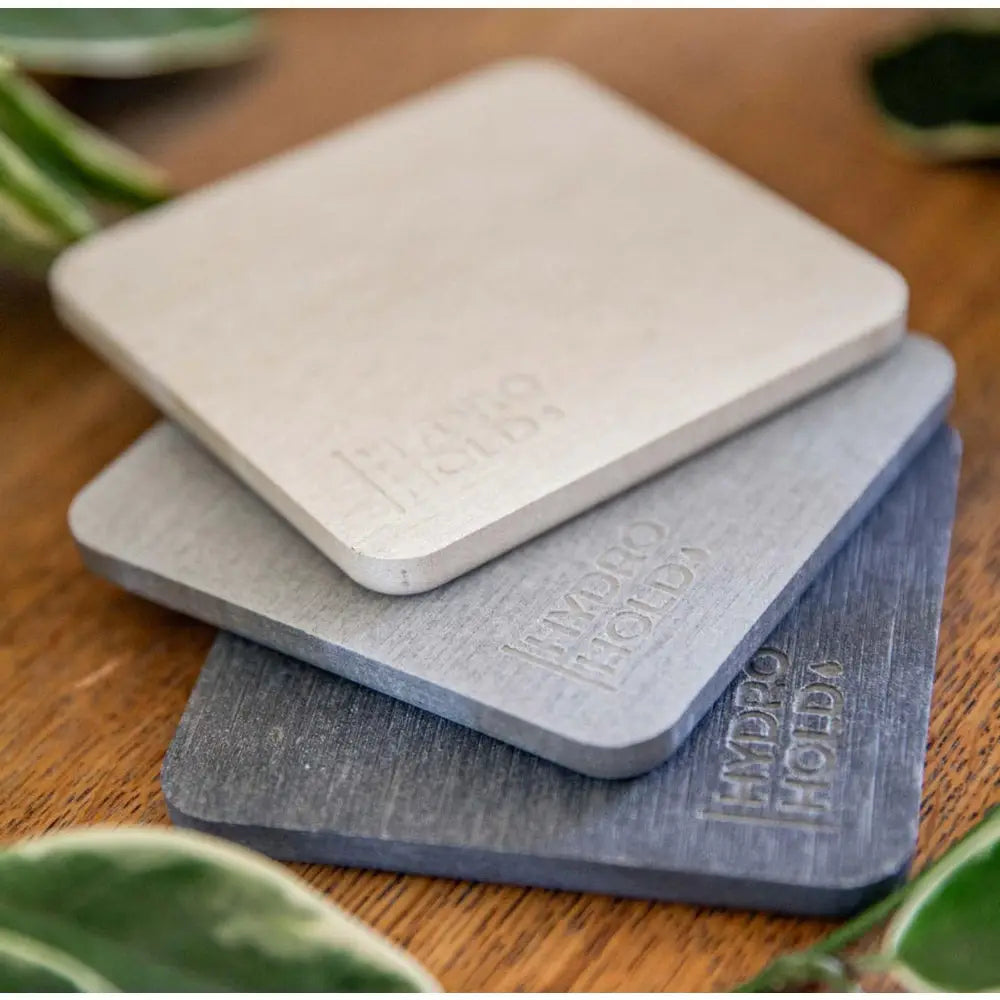 Hydro Hold Diatomite Coasters Dark Grey Set of 4