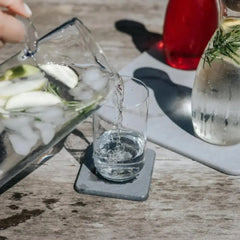 Hydro Hold Diatomite Coasters Dark Grey Set of 4