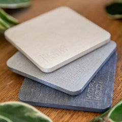 Hydro Hold Diatomite Light Grey Coasters Set of 4