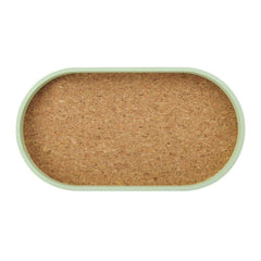 Idilica Serving Tray Wood and Cork 38x20cm