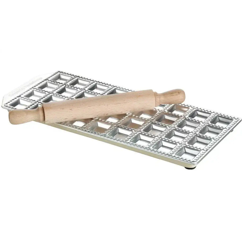 Imperia Ravioli Tray 36 Hole & Rolling Pin