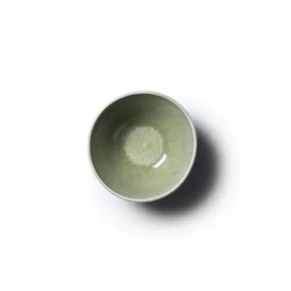 Jan Ashes & Olive Nibble Bowls Stoneware Green Set of 4