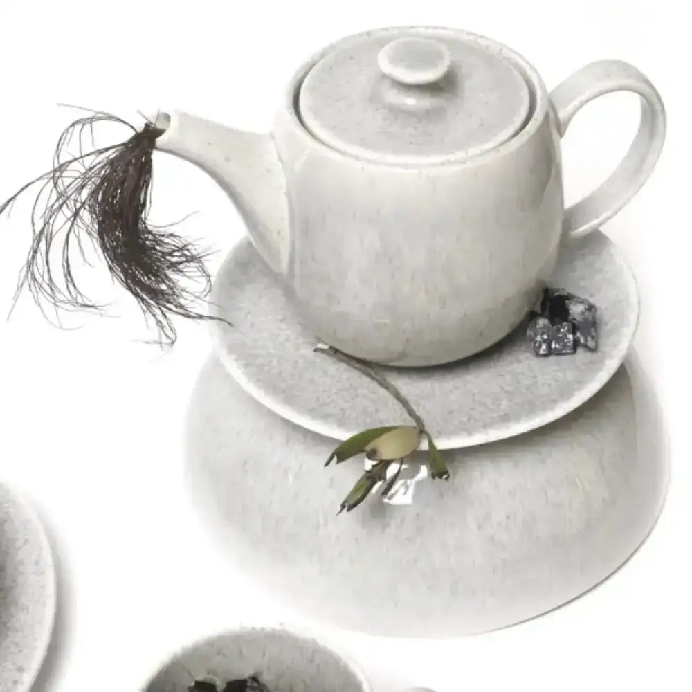 Jan Ashes & Olive Side Plates Grey Set of 4