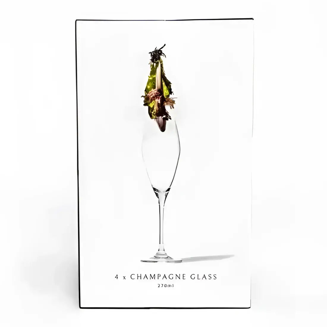 Jan Crystal Champagne Glasses Set of 4