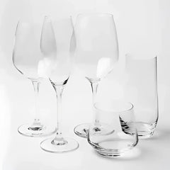 Jan Crystal White Wine Glasses Set of 4