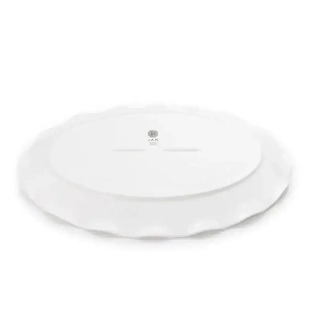 Jan Maison Blanche Fine China Baroque Oval Platter 41cm