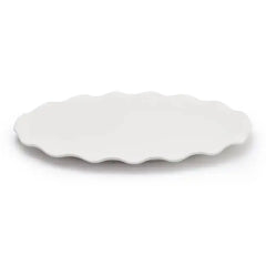 Jan Maison Blanche Fine China Baroque Oval Platter 41cm