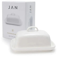 Jan Maison Blanche Fine China Butter Dish