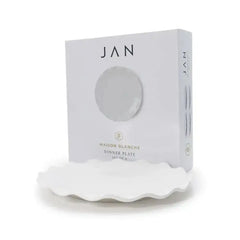 Jan Maison Blanche Fine China Dinner Plates Set of 4