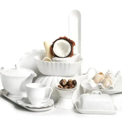 Jan Maison Blanche Fine China Egg Cup Set of 4