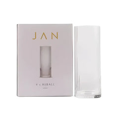 Jan Opulent Highball Crystal Glasses Set of 4