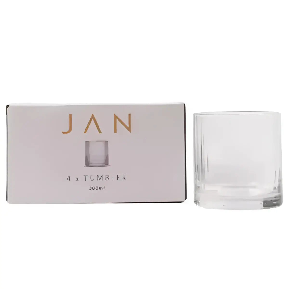Jan Opulent Tumbler Crystal Glasses Set of 4