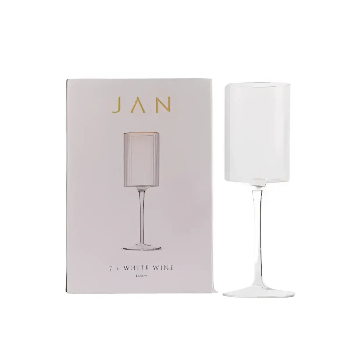 Jan Opulent White Wine Crystal Glasses Set of 2