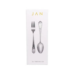 Jan Pluto Stainless Steel Salad Server Set 2pc