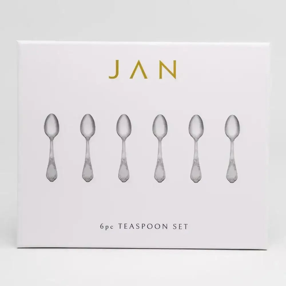 Jan Pluto Stainless Steel Teaspoons Set of 6