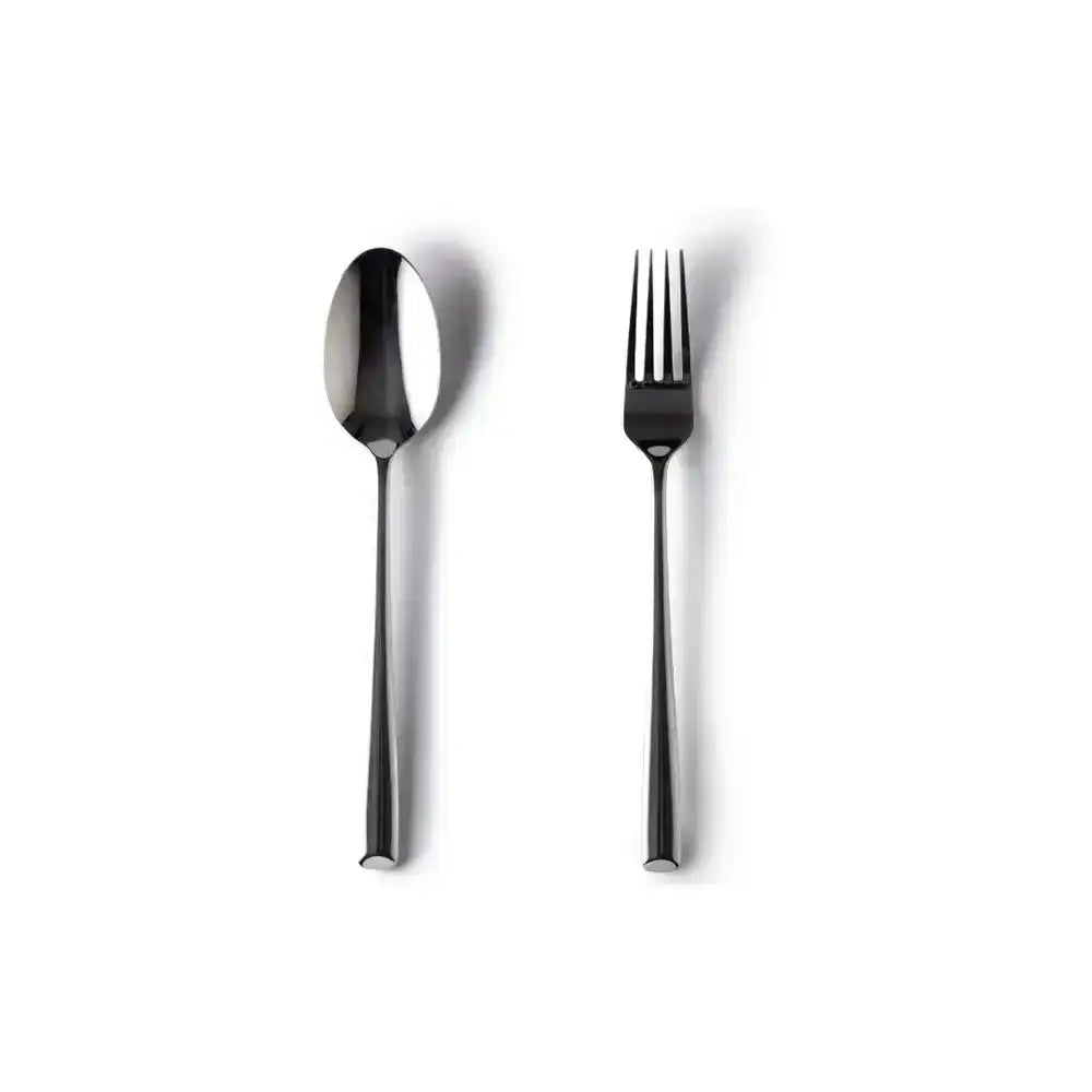 Jan Stainless Steel Mirror Salad Server Set of 2