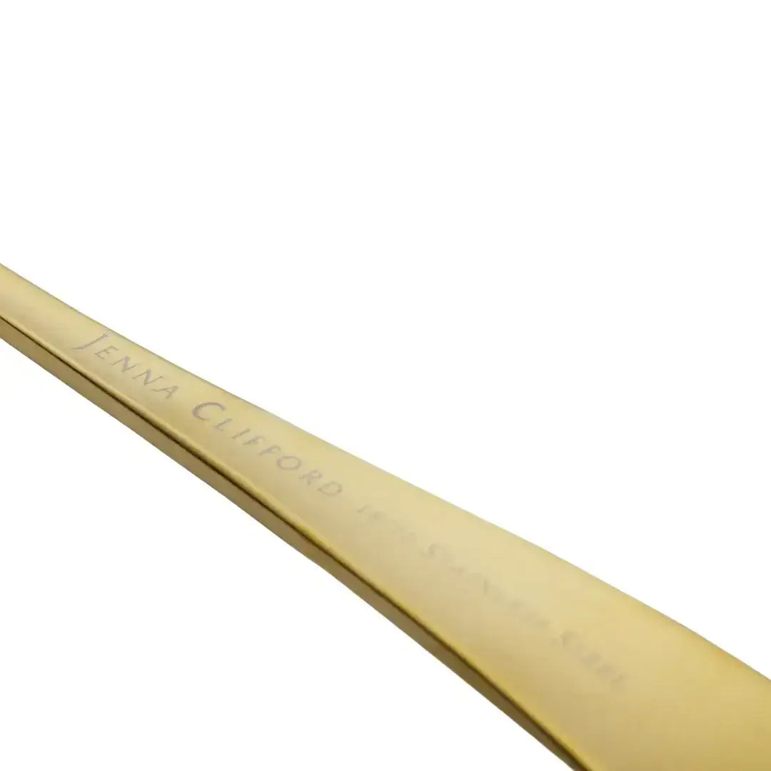 Jenna Clifford Modera Satin Gold Salad Server Set 2 Piece